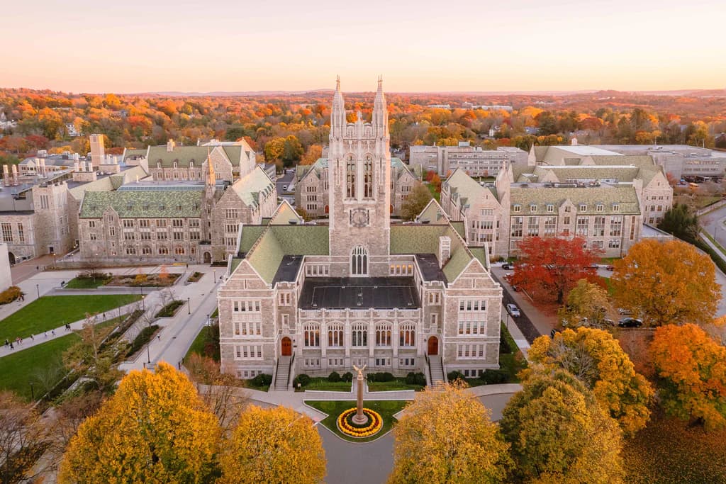 Boston College campus
